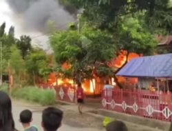 Satu Unit Rumah di Takalar Hangus Terbakar, Pemiliknya Seorang Pria Tua Hidup Seorang Diri