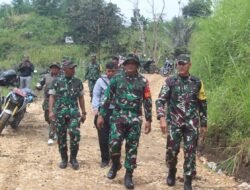Dansatgas TMMD ke 125 Kodim 1419 / Enrekang Terima Kunjungan Tim Wasev