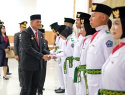 Kukuhkan 72 Anggota Paskibraka, Bupati Bantaeng Tekankan Tanggung Jawab dan Komitmen