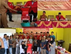 Mahasiswa Politehnik Unhas Melatih Masyarakat Barru Menggunakan Mesin Pencacah Jagung