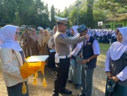 Satlantas Polres Wajo Ajak Pelajar SMAN 7 Jadi Pelopor Keselamatan Berlalu Lintas