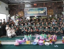 Kodim 1406/Wajo Gelar Peringatan Maulid Nabi Muhammad SAW, Dandim Ajak Personel Teladani Akhlak Rasulullah