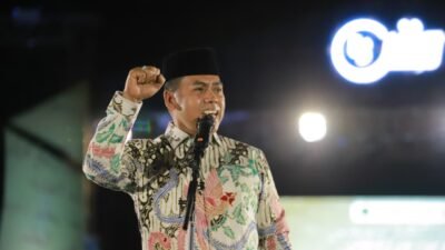 Bupati Andi Rosman dan wakilnya. dr Baso Hadiri Malam Penutupan Musabaqah Qiraatil Kutub (MQK) Nasional ke-8 dan Internasional Ke-1