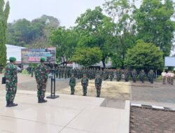 Kasdim 1406/Wajo Pimpin Upacara Bendera, Tekankan Disiplin dan Semangat Nasionalisme Prajurit
