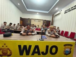 Polres Wajo Gelar Vicon Pembinaan Rohani, Perkuat Iman dan Integritas Personel