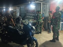 Wujudkan Rasa Aman, Koramil 1406-06/Pammana Gelar Patroli Gabungan Cipta Kondisi di Wilayah Wajo