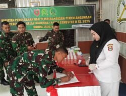 Kodim 1406/Wajo Tegaskan Komitmen “Zero Narkoba” Lewat Giat P4GN Semester II TA 2025