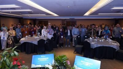 Pertajam Peran Humas Sebagai Benteng Institusi, UNIMEN Hadiri Rakornas Forum Humas PTMA