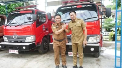 Pemkab Enrekang Tambah Dua Armada Damkar, Perkuat Layanan Penanggulangan Kebakaran