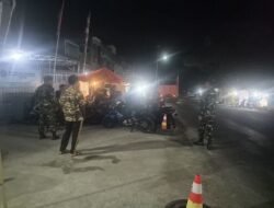 Jelang Pergantian Tahun, Koramil 1406-06/Pammana Perkuat Patroli Sinergitas Jaga Kondusivitas Wajo