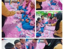 UPT Puskesmas Kota Bantaeng Melaksanakan POPM Pemberian Obat Cacing Albandezole Kepada 158 Orang Anak di PAUD Kartini