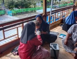 UPT Puskesmas Loka Laksanakan Imunisasi di Posyandu Kijang, Orang Tua Anak Antusias Membawa Anaknya ke Tempat Pelayanan