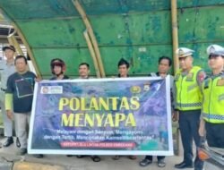 Satlantas Polres Enrekang Mengajak Pengguna Jalan Tertib Berlalulintas