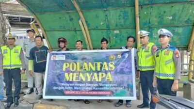 Satlantas Polres Enrekang Mengajak Pengguna Jalan Tertib Berlalulintas
