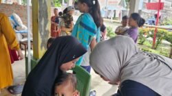 Cegah Penyebaran Campak, Tim UPT Puskesmas Pa’bentengan Laksanakan Imunasi dan Kejar Campak di Wilayah Kerjanya
