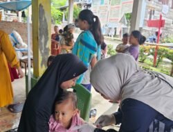 Cegah Penyebaran Campak, Tim UPT Puskesmas Pa’bentengan Laksanakan Imunasi dan Kejar Campak di Wilayah Kerjanya