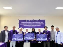 Mahasiswa UNIMEN Terima Beasiswa Dari Baznas Pusat, Total 196 Juta