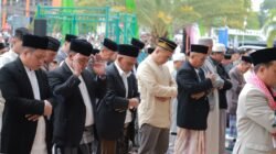 Bupati Wajo dan Wakilnya Sholat Idhul Fitri 1447 H di Masjid Agung Ummul Quraa