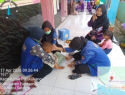 Pastikan Anak Mendapatkan Imunisasi Sesuai Dengan Jadwal, UPT Puskesmas Baruga Melaksanakan Pelayanan Imunisasi Rutin di Posyandu