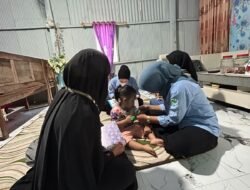 Tim Gizi UPT Puskesmas Loka Fokus Memulihkan Gizi Balita di Desa Bonto Daeng