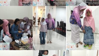 Tim Kesehatan UPT Puskesmas Kota Bantaeng Cek Kesehatan Siswa/Siswi Asuhan YBH PA Bangkit