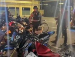 Polisi Bubarkan Balap Liar di Jl. Latimojong Makassar, 7 Pemuda Diamankan, Busur Panah Disita