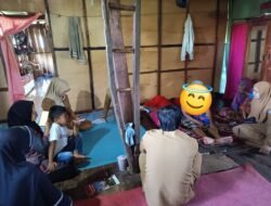 Kepala Puskesmas Pa’bentengan Bersama Timnya Bersinergi Mengunjungi Rumah Pasien Yang Berisiko Tinggi