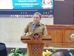 Bupati Jeneponto, H. Paris Yasir Resmikan Kegiatan Verifikasi dan Pemutahiran Data UKM Tahun 2026