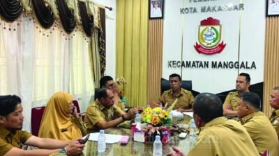 Camat Manggala Genjot TPS3R dan Urban Farming di Rakor Bersama Lurah
