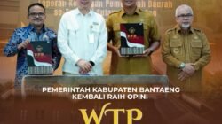 Pemkab Bantaeng Pertahankan WTP 11 Tahun Berturut-turut