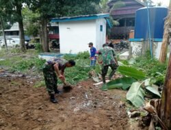 Pelda Supriadi Pimpin Karya Bhakti Bersama Masyarakat Kelurahan Paria, Wajo