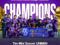 UNIMEN Juara Rektor Cup III UNISMUH 2026 Usai Menang Dramatis Lewat Adu Penalti