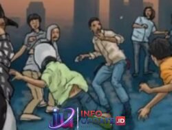 Tawuran Geng Motor Pecah Lagi di Depan Mie Gacoan Pettarani, 1 Remaja Dibekuk Bawa Busur Rakitan.