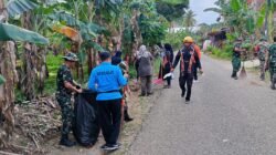 Gerakan Nasional Indonesia Asri Bergulir di Wajo, TNI dan Pemda Kompak Bersihkan Lingkungan
