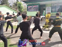 Asah Kemampuan Tempur, Kodim 1406/Wajo Rutin Gelar Latihan Pencak Silat Militer