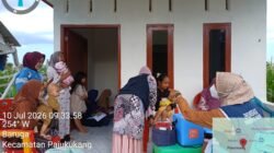 UPT Puskesmas Baruga Laksanakan Imunisasi Rutin di Desa Baruga