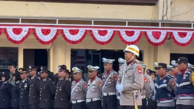 Apresiasi Institusi! Kapolsek Mamajang Jadi Komandan Upacara HUT Bhayangkara Ke-80
