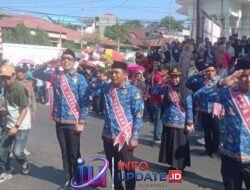 Bersma Jajarannya, Bupati Enrekang Turun Langsung Pimpin Gerak Jalan HUT Ke 81 Kemerdekaan Republik Indonesia