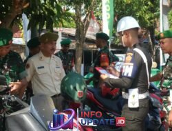 Kodim 1406/Wajo dan Denpom XIV/1 Bone Perkuat Disiplin Melalui Pemeriksaan Kendaraan