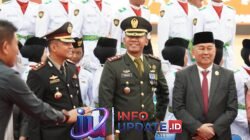 Jelang HUT RI ke-81, Dandim 1406/Wajo Ikuti Pengukuhan Paskibraka Tahun 2026