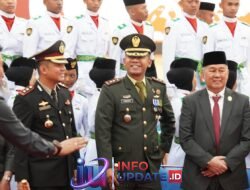 Jelang HUT RI ke-81, Dandim 1406/Wajo Ikuti Pengukuhan Paskibraka Tahun 2026