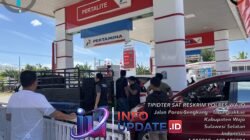 Distribusi BBM Jadi Perhatian, Polres Wajo Lakukan Pengecekan di SPBU Bottopenno