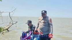 Polsek Sajoanging Pantau Kondisi Air Laut, Warga Pesisir Diimbau Tetap Tenang dan Waspada