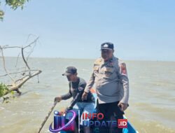 Polsek Sajoanging Pantau Kondisi Air Laut, Warga Pesisir Diimbau Tetap Tenang dan Waspada