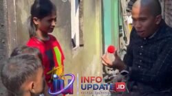 Polisi Badut, Brigpol Ridho Hibur Anak Korban Kebakaran di Tallo dengan Sulap
