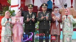 Dandim 1406/Wajo Bersama Forkopimda Wajo Hadiri Upacara Penurunan Sang Merah Putih