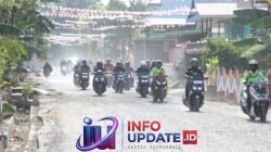 Kapolres Wajo Touring ke Belawa, Perkuat Silaturahmi dan Jaga Kamtibmas