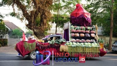Ikut Lomba Karnaval HUT Sulsel ke-357. Bupati Enrekang Perkenalkan Kuliner Khas Enrekang