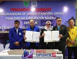 Pemkab Barru dan KKDB Teken MOU Pengembangan Potensi Investasi Daerah