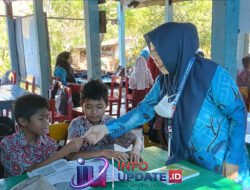 Cegah Penularan Kecacingan Pada Anak, UPT Puskesmas Kota Bagikan Obat Kecacingan Secara Massal